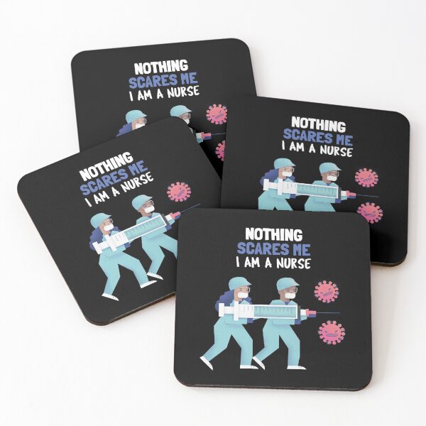 Item preview, Nothing Scares Me I Am A Nurse designed and sold by GoodVibeDesign.