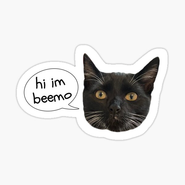 Vista previa del artículo con la obra «¡Hola, soy Beemo!», diseñado y vendido por kiwifrootcat.