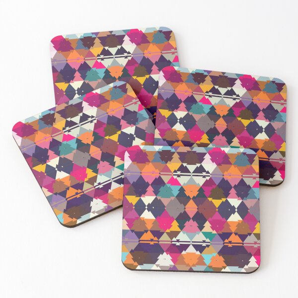 Item preview, Happy colorful triangle pattern art designed and sold by AYACHI90.