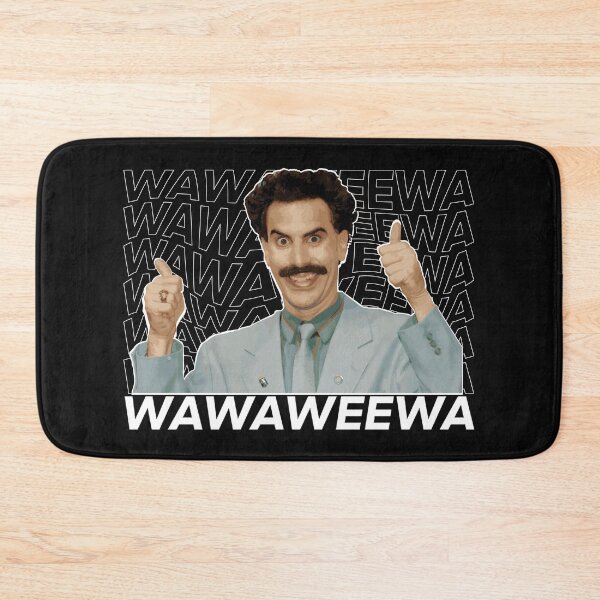 Item preview, Borat - Wawaweewa - Black - Sticker tee designed and sold by Azura369.