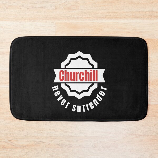 Item preview, Churchill never surrender  designed and sold by mikoala50.
