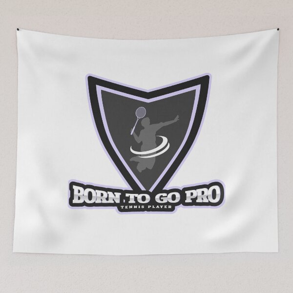 Item preview, Born to Go Pro Tennis Player designed and sold by Spicy Chilli.