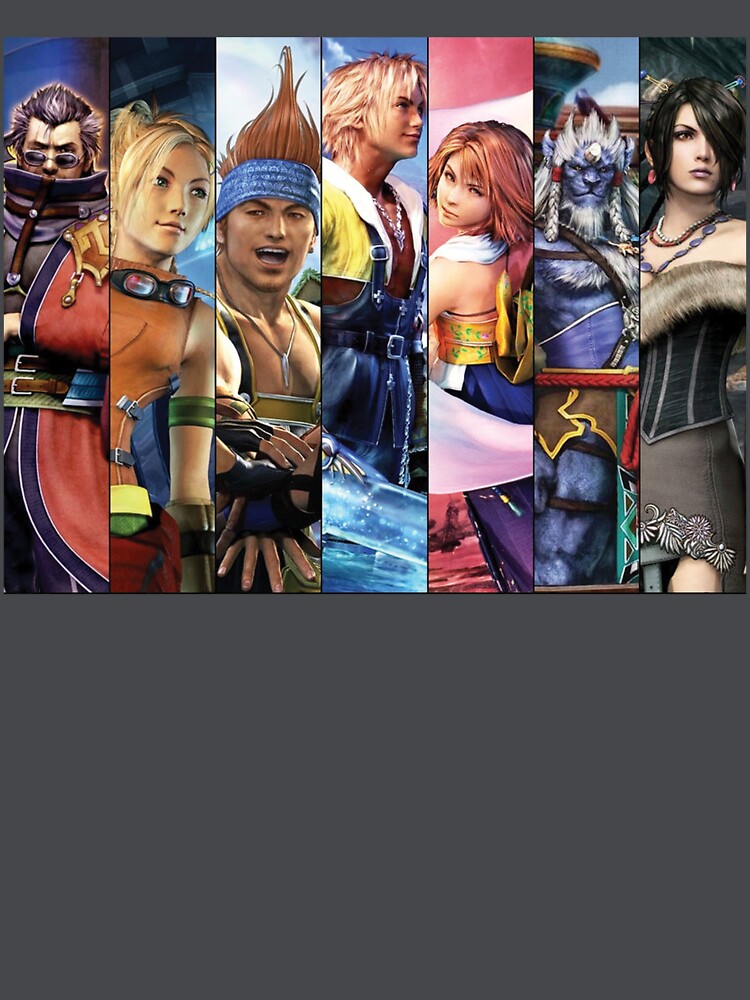Final Fantasy X Characters Cartoon Wallpaper | Poster