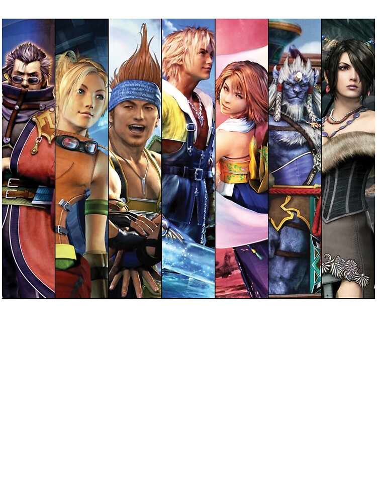 Final Fantasy X Characters Wallpaper Tapestry for Sale by CassidyCreates