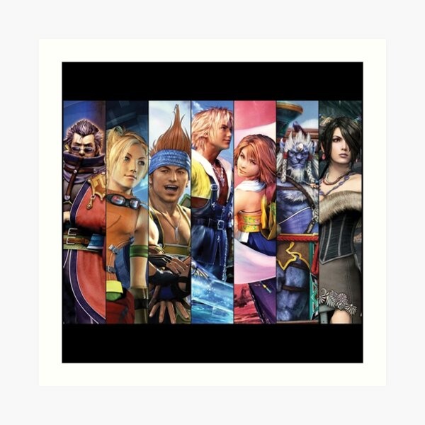 Final Fantasy X Characters Wallpaper | Hardcover Journal