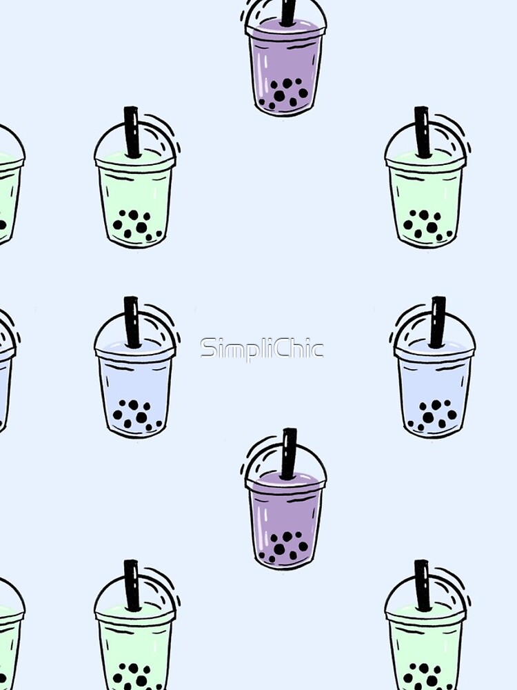 Thumbnail 4 of 4, iPhone Case, Bubble Tea 3 Assorted Colours Pattern designed and sold by SimpliChic.