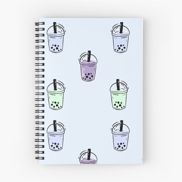 Aperçu de l'œuvre Bubble Tea 3 couleurs assorties motif créée et vendue par SimpliChic.