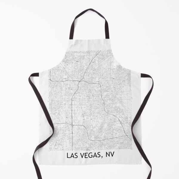 Item preview, Las Vegas, NV Quad Topographical Map Black & White designed and sold by PGHPhotoCo.