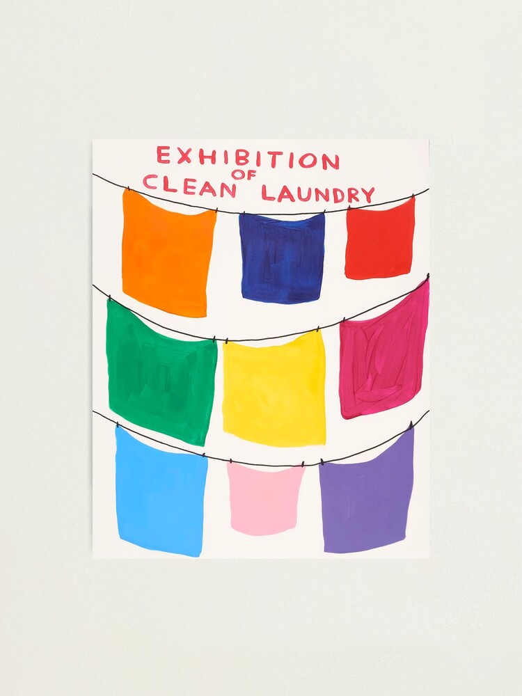 Alternate view of Exhibition Davids Of Clean Laundry Photographic Print