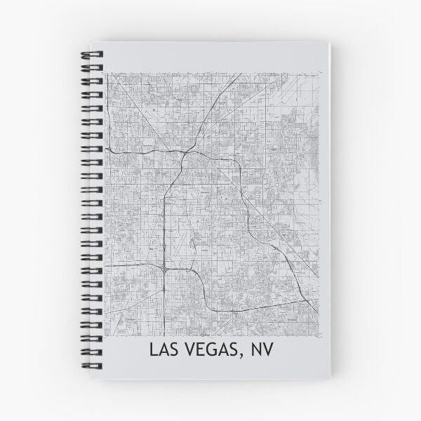 Artikelvorschau, Las Vegas, NV Quad Topografische Karte Grau entworfen und verkauft von PGHPhotoCo.