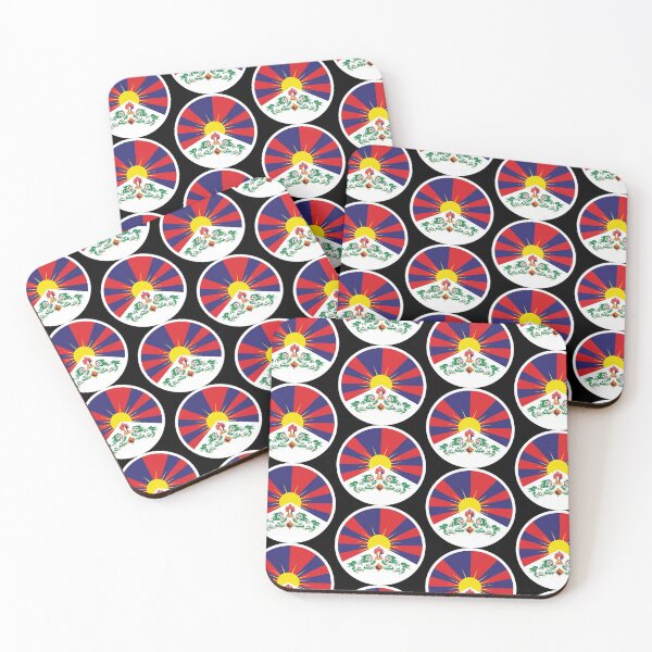 Item preview, Tibetan National Flag (in Circle) designed and sold by Tib Merch.