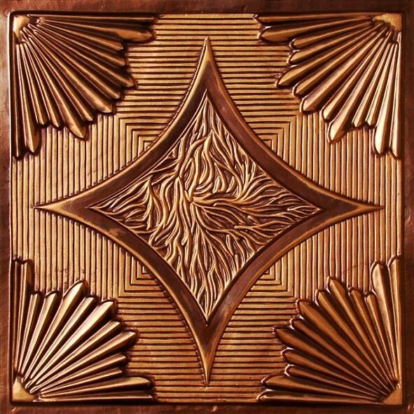"Copper Tile Art Deco" Stickers by smashboompow Redbubble