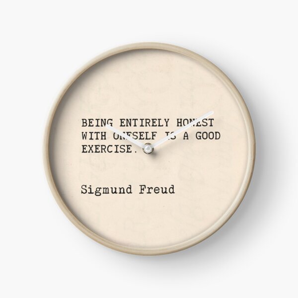 Item preview, Quote Sigmund Freud "Being entirely honest with oneself is a good exercise."   designed and sold by epicpaper quotes.