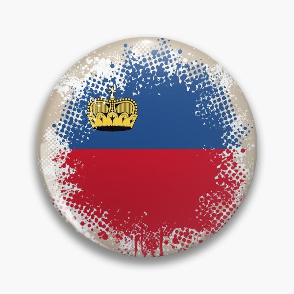 Item preview, Flag of Liechtenstein - Splat designed and sold by pixelinga.