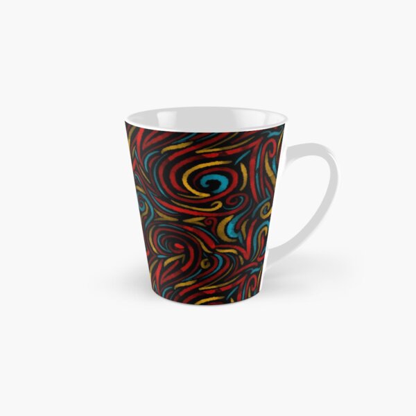 Impulsive Egg Vortex Pattern Tall Mug
