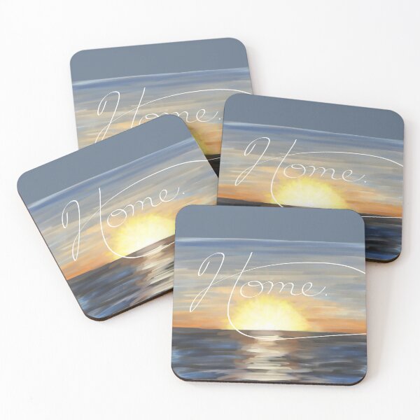 Item preview, Sunrise Over Sea - "Home." designed and sold by MossyMemory.