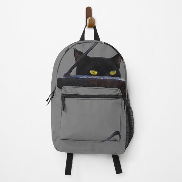 Item preview, black cat at the door designed and sold by ricobarinas.