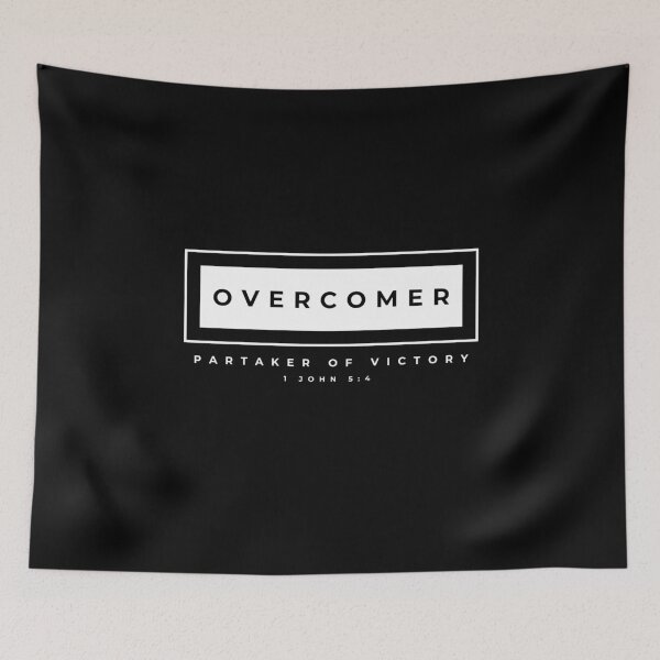 Item preview, 1 John 5:4 Overcomer Partaker of Victory designed and sold by VerseTastic.