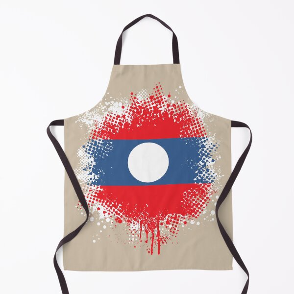 Item preview, Flag of Laos - Splat designed and sold by pixelinga.