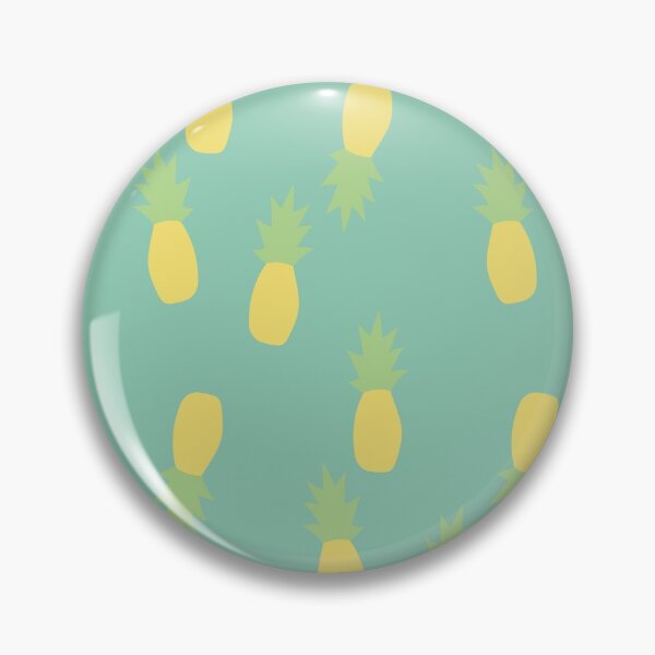 Artikelvorschau, Pastellananas auf hellgrünem Hintergrundmuster entworfen und verkauft von SimpliChic.