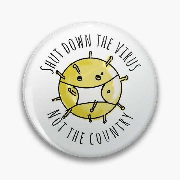 Item preview, Shut down the virus not the country  designed and sold by creativepod.