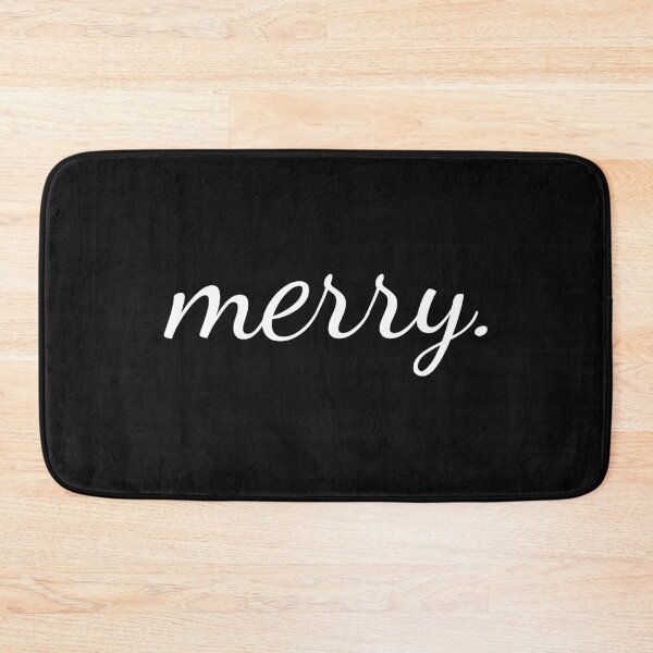 Item preview, Merry; Merry Christmas; Holiday; Minimalist Christmas; Holiday cheer; Christmas gift designed and sold by cyhdesign.