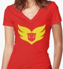 Holo Roddy Women's Fitted V-Neck T-Shirt