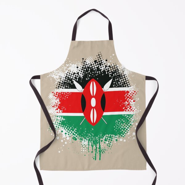 Item preview, Flag of Kenya - Splat designed and sold by pixelinga.