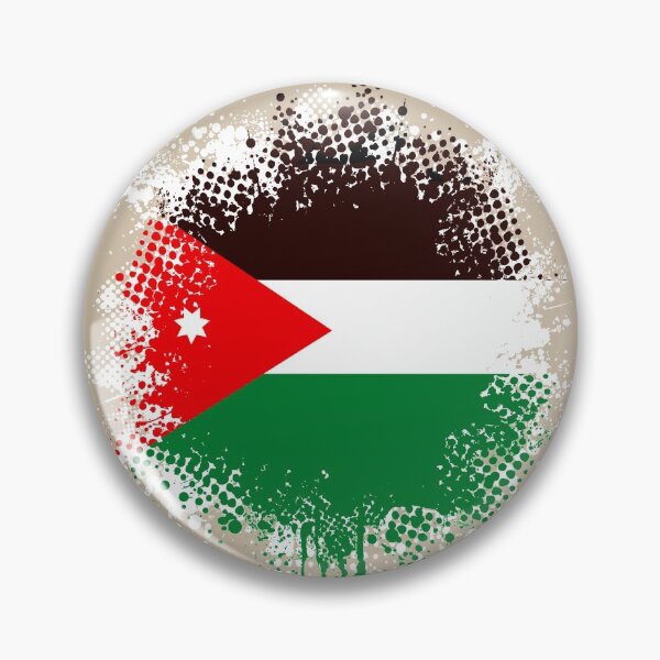 Item preview, Flag of Jordan - Splat designed and sold by pixelinga.