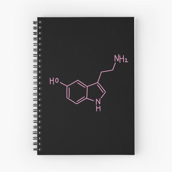 Item preview, Pink Serotonin Molecule Hand Drawn designed and sold by illhustration.
