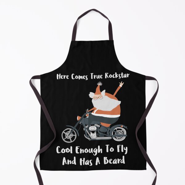 Item preview, Rockstar Santa - Biker Can Fly - Beard designed and sold by AuroCreatives.