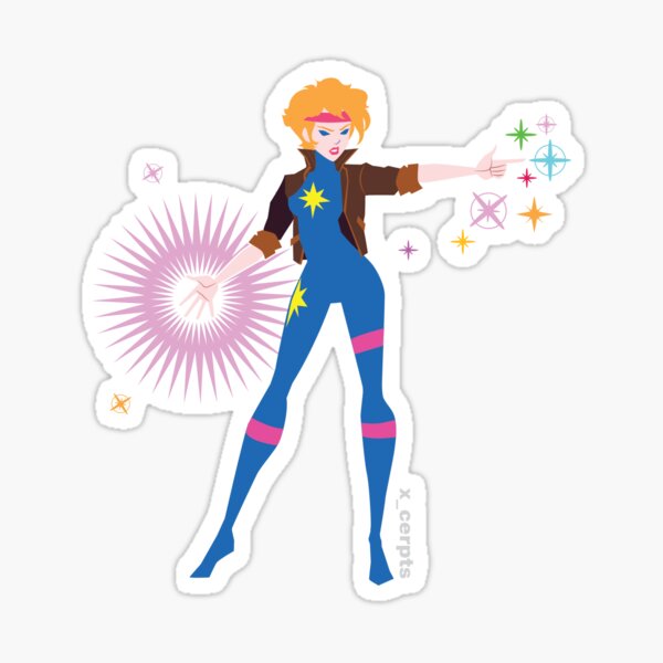 Powerful bolts of Light! Sticker
