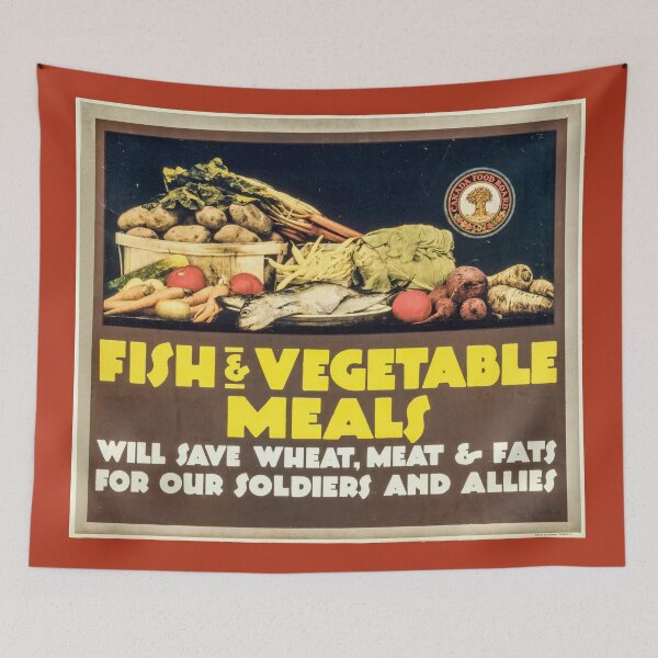 Item preview, Vintage War Years: Eat Fish and Veggies! designed and sold by CitizenAwear.