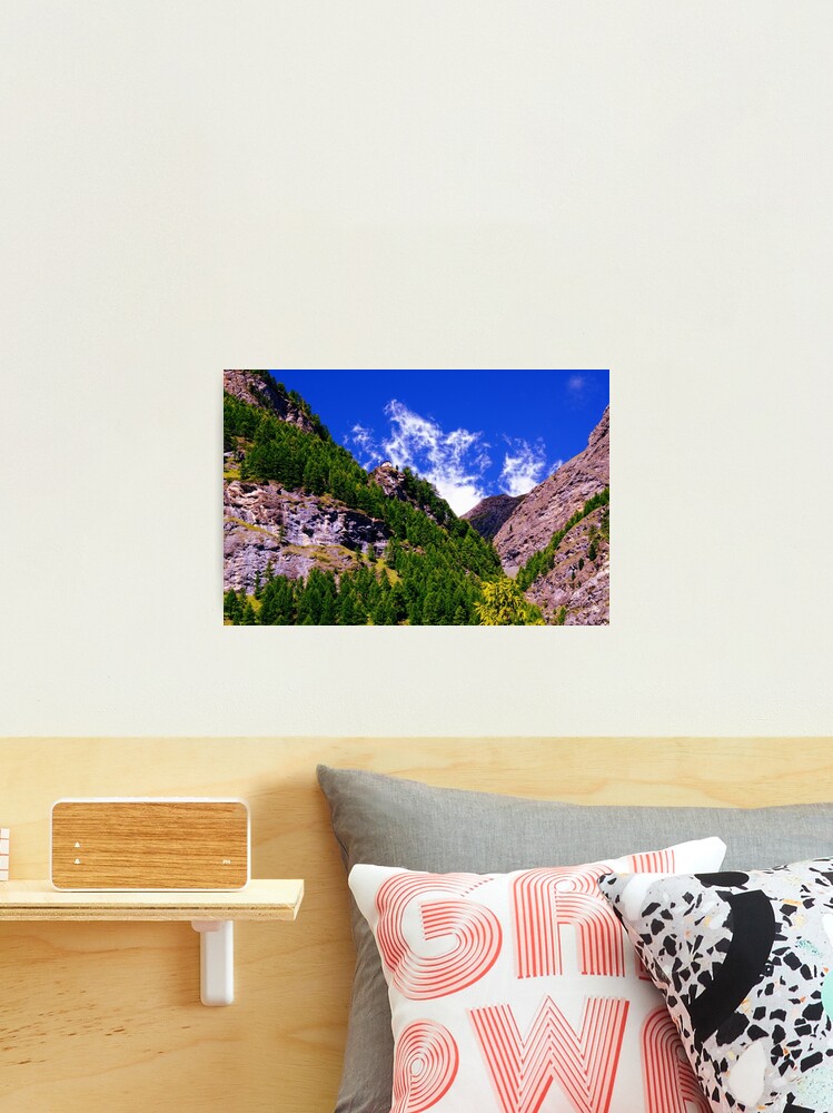 Thumbnail 2 of 3, Photographic Print, Swiss Alps near Zermatt designed and sold by Mallorn.