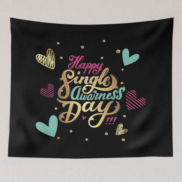 Item preview, Happy Single Awareness Day designed and sold by ElenaDanilo.