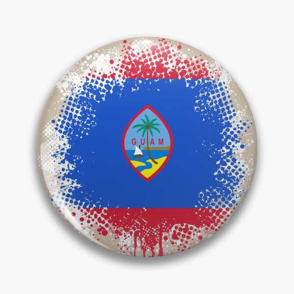 Item preview, Flag of Guam - Splat designed and sold by pixelinga.