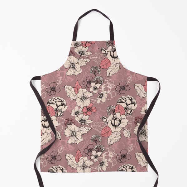 Item preview, Mauve and Salmon Peony and Blossom Seamless Pattern designed and sold by meghanmarie.