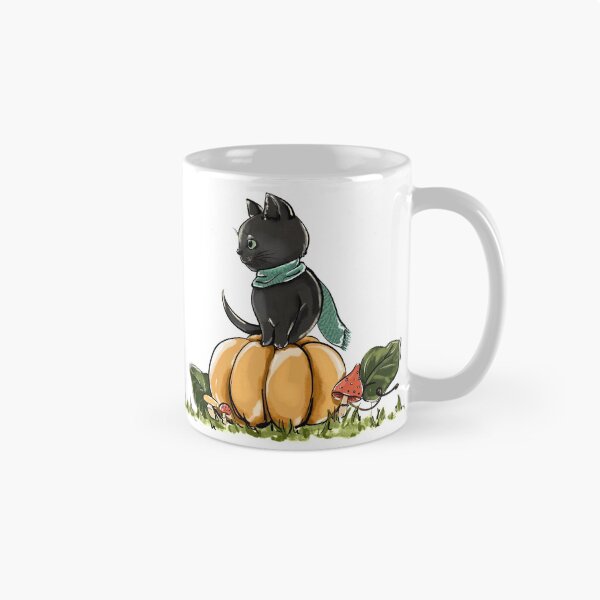 Item preview, Black Cat and the Pumpkin designed and sold by CreativeBu.