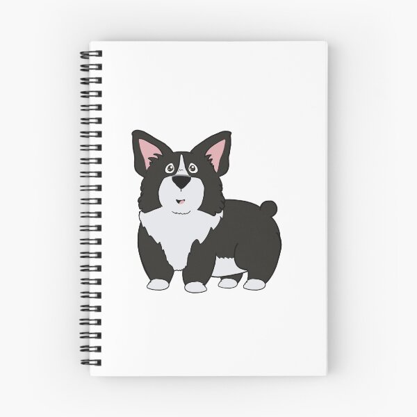 Artikelvorschau, Schwarzweiss-Corgi entworfen und verkauft von DGNArt.