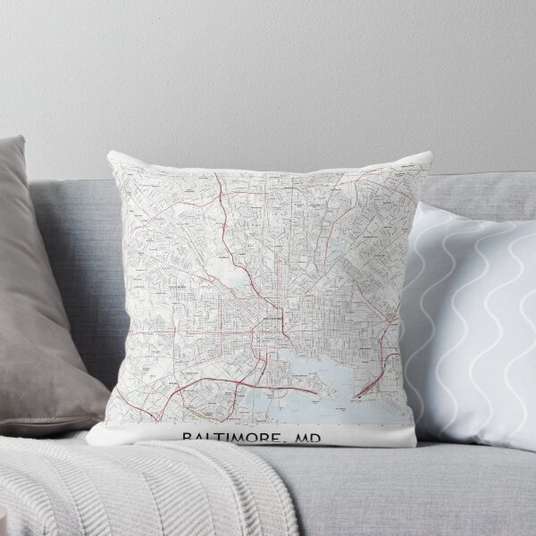 Item preview, Baltimore, MD Topographical Map Clean designed and sold by PGHPhotoCo.