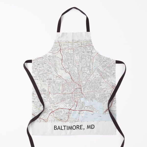 Item preview, Baltimore, MD Topographical Map Clean designed and sold by PGHPhotoCo.