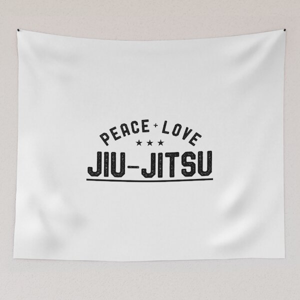 Item preview, Peace Love Jiu-Jitsu Vintage Design for Jiu-Jitsu Fighter designed and sold by teedad.