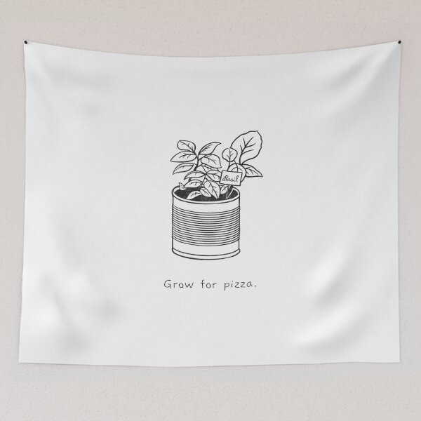 Item preview, Basil - Grow for Pizza! designed and sold by TheVintageGuild.