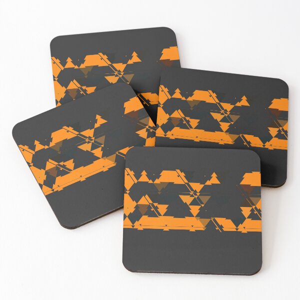 Item preview, Cool Orange triangle pattern art  designed and sold by AYACHI90.