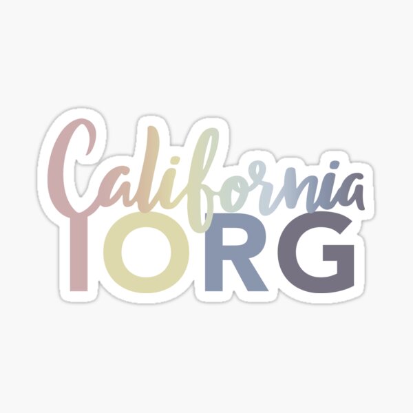 CAIORG fun logo - pastels Sticker
