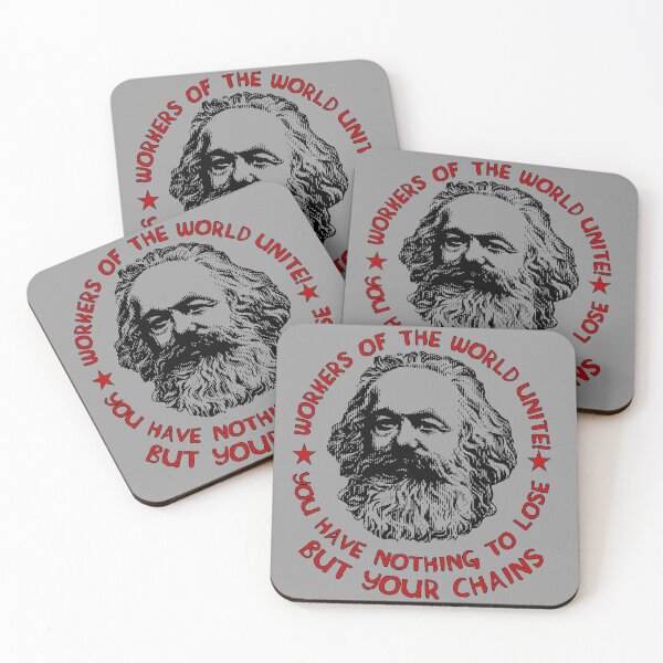 Item preview, Workers Of The World Unite - Karl Marx Quote, Socialist, Leftist designed and sold by SpaceDogLaika.