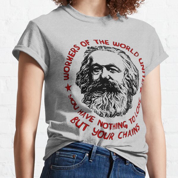 Item preview, Workers Of The World Unite - Karl Marx Quote, Socialist, Leftist designed and sold by SpaceDogLaika.
