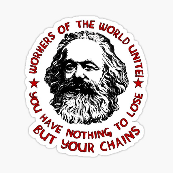 Artikel-Vorschau von Proleten aller Länder, vereinigt euch! - Zitat von Karl Marx, Sozialist, Linker, designt und verkauft von SpaceDogLaika.