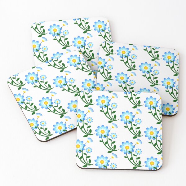 Item preview, Three Pretty Blue Flowers designed and sold by cindyfordyce.