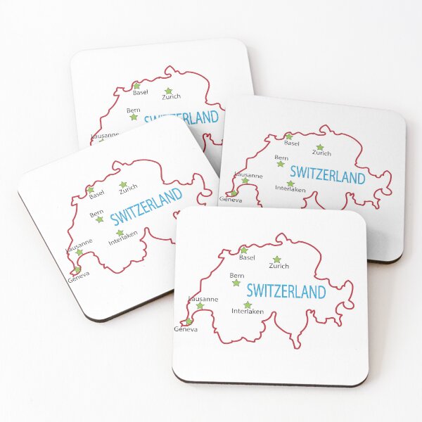Item preview, Map of Switzerland designed and sold by Jurie Maree.